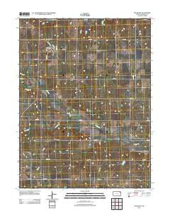 Netawaka Kansas Historical topographic map, 1:24000 scale, 7.5 X 7.5 Minute, Year 2012