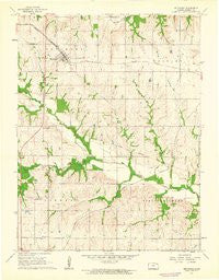Netawaka Kansas Historical topographic map, 1:24000 scale, 7.5 X 7.5 Minute, Year 1961