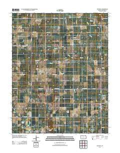 Neutral Kansas Historical topographic map, 1:24000 scale, 7.5 X 7.5 Minute, Year 2012