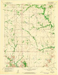 Neutral Kansas Historical topographic map, 1:24000 scale, 7.5 X 7.5 Minute, Year 1958