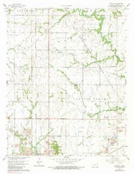 Neutral Kansas Historical topographic map, 1:24000 scale, 7.5 X 7.5 Minute, Year 1958