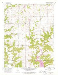 New Lancaster Kansas Historical topographic map, 1:24000 scale, 7.5 X 7.5 Minute, Year 1957