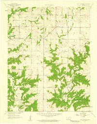 New Lancaster Kansas Historical topographic map, 1:24000 scale, 7.5 X 7.5 Minute, Year 1957