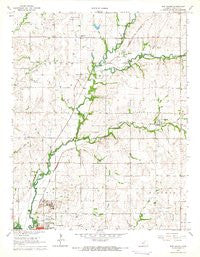 New Salem Kansas Historical topographic map, 1:24000 scale, 7.5 X 7.5 Minute, Year 1965
