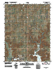 New Lancaster Kansas Historical topographic map, 1:24000 scale, 7.5 X 7.5 Minute, Year 2009