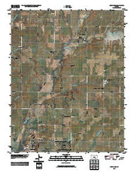 New Salem Kansas Historical topographic map, 1:24000 scale, 7.5 X 7.5 Minute, Year 2010