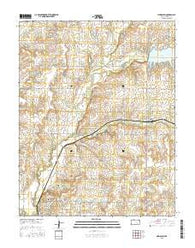 New Salem Kansas Current topographic map, 1:24000 scale, 7.5 X 7.5 Minute, Year 2015