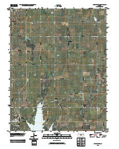 New Strawn Kansas Historical topographic map, 1:24000 scale, 7.5 X 7.5 Minute, Year 2009