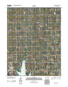 New Strawn Kansas Historical topographic map, 1:24000 scale, 7.5 X 7.5 Minute, Year 2012