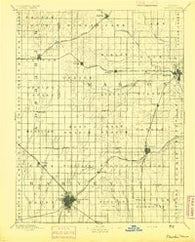 Newton Kansas Historical topographic map, 1:125000 scale, 30 X 30 Minute, Year 1894