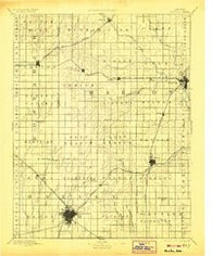Newton Kansas Historical topographic map, 1:125000 scale, 30 X 30 Minute, Year 1894