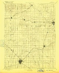 Newton Kansas Historical topographic map, 1:125000 scale, 30 X 30 Minute, Year 1894
