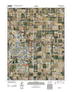 Newton Kansas Historical topographic map, 1:24000 scale, 7.5 X 7.5 Minute, Year 2012