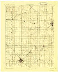 Newton Kansas Historical topographic map, 1:125000 scale, 30 X 30 Minute, Year 1894