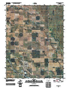 Nickerson Kansas Historical topographic map, 1:24000 scale, 7.5 X 7.5 Minute, Year 2009