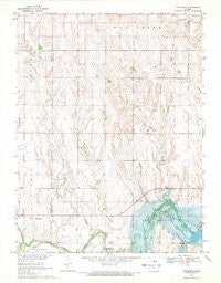 Nicodemus Kansas Historical topographic map, 1:24000 scale, 7.5 X 7.5 Minute, Year 1969