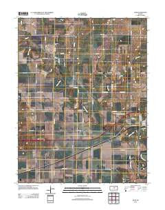 Niles Kansas Historical topographic map, 1:24000 scale, 7.5 X 7.5 Minute, Year 2012