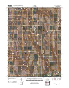 Norcatur Kansas Historical topographic map, 1:24000 scale, 7.5 X 7.5 Minute, Year 2012