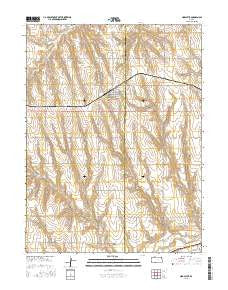 Norcatur Kansas Current topographic map, 1:24000 scale, 7.5 X 7.5 Minute, Year 2015