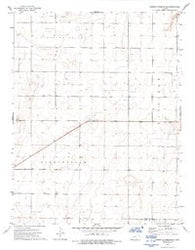 North of Pierceville Kansas Historical topographic map, 1:24000 scale, 7.5 X 7.5 Minute, Year 1974