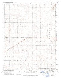 North of Pierceville Kansas Historical topographic map, 1:24000 scale, 7.5 X 7.5 Minute, Year 1974