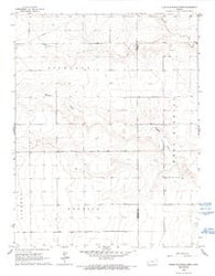North of Shirley Creek Kansas Historical topographic map, 1:24000 scale, 7.5 X 7.5 Minute, Year 1966