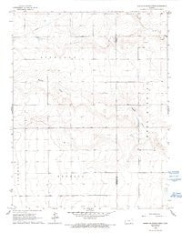 North of Shirley Creek Kansas Historical topographic map, 1:24000 scale, 7.5 X 7.5 Minute, Year 1966