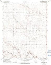North of Tribune Kansas Historical topographic map, 1:24000 scale, 7.5 X 7.5 Minute, Year 1970