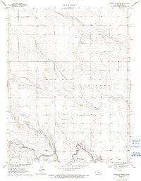North of Tribune Kansas Historical topographic map, 1:24000 scale, 7.5 X 7.5 Minute, Year 1970