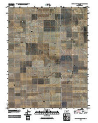 North of Shirley Creek Kansas Historical topographic map, 1:24000 scale, 7.5 X 7.5 Minute, Year 2010