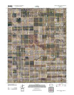 North of Shirley Creek Kansas Historical topographic map, 1:24000 scale, 7.5 X 7.5 Minute, Year 2012