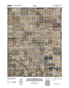 North of Tribune Kansas Historical topographic map, 1:24000 scale, 7.5 X 7.5 Minute, Year 2012