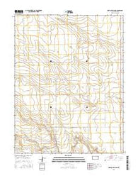 North of Tribune Kansas Current topographic map, 1:24000 scale, 7.5 X 7.5 Minute, Year 2015
