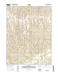 Northbranch Kansas Current topographic map, 1:24000 scale, 7.5 X 7.5 Minute, Year 2016