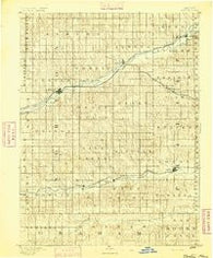 Norton Kansas Historical topographic map, 1:125000 scale, 30 X 30 Minute, Year 1893