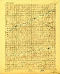 Norton Kansas Historical topographic map, 1:125000 scale, 30 X 30 Minute, Year 1893