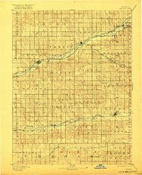 Norton Kansas Historical topographic map, 1:125000 scale, 30 X 30 Minute, Year 1893