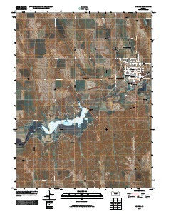 Norton Kansas Historical topographic map, 1:24000 scale, 7.5 X 7.5 Minute, Year 2010