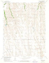 Norton NW Kansas Historical topographic map, 1:24000 scale, 7.5 X 7.5 Minute, Year 1965