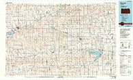 Norton Kansas Historical topographic map, 1:100000 scale, 30 X 60 Minute, Year 1985