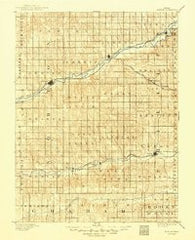 Norton Kansas Historical topographic map, 1:125000 scale, 30 X 30 Minute, Year 1893