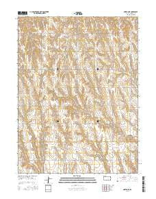 Norton NE Kansas Current topographic map, 1:24000 scale, 7.5 X 7.5 Minute, Year 2015