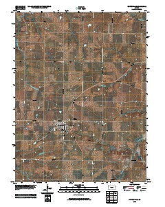 Nortonville Kansas Historical topographic map, 1:24000 scale, 7.5 X 7.5 Minute, Year 2009