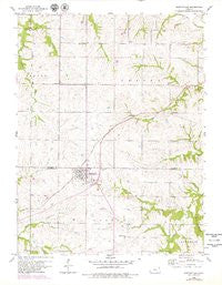 Nortonville Kansas Historical topographic map, 1:24000 scale, 7.5 X 7.5 Minute, Year 1960