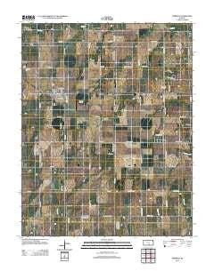 Norwich Kansas Historical topographic map, 1:24000 scale, 7.5 X 7.5 Minute, Year 2012