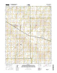 Norwich Kansas Current topographic map, 1:24000 scale, 7.5 X 7.5 Minute, Year 2015