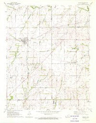 Norwich Kansas Historical topographic map, 1:24000 scale, 7.5 X 7.5 Minute, Year 1971