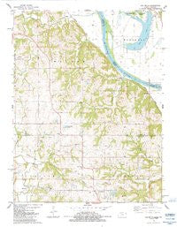 Oak Mills Kansas Historical topographic map, 1:24000 scale, 7.5 X 7.5 Minute, Year 1984