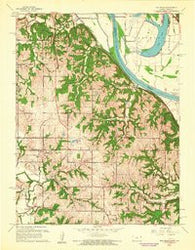 Oak Mills Kansas Historical topographic map, 1:24000 scale, 7.5 X 7.5 Minute, Year 1961