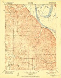 Oak Mills Kansas Historical topographic map, 1:24000 scale, 7.5 X 7.5 Minute, Year 1951